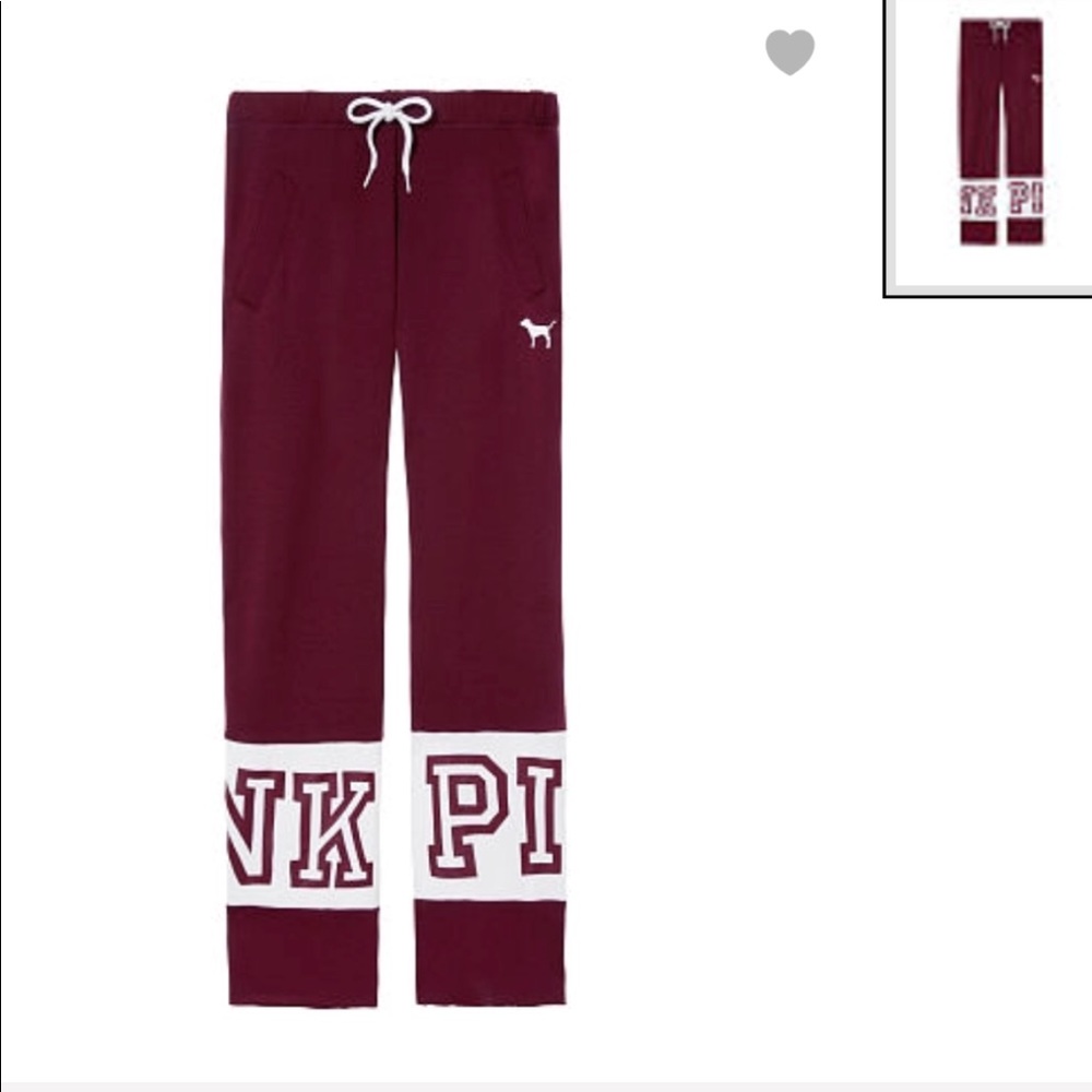 NWT Pink Victoria’s Secret boyfriend pants size Xs